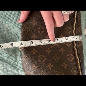 Cute L V look alike Fashion bum bag Small bag, brown & tan monogram